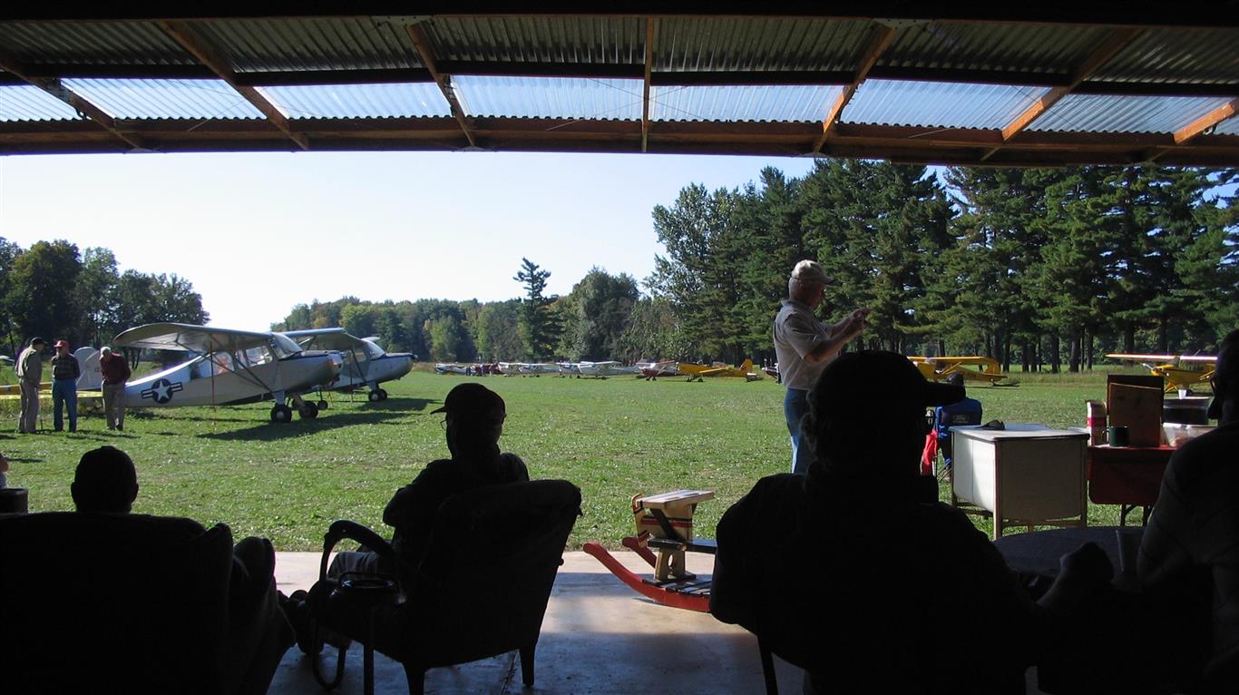 Bushhawk Creek, view from the hangar